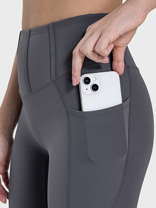 Pocketed High Waist Active Leggings